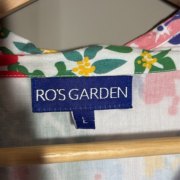 RO’S GARDEN Multicolor Floral  Midi Dress - Picture 8 of 13